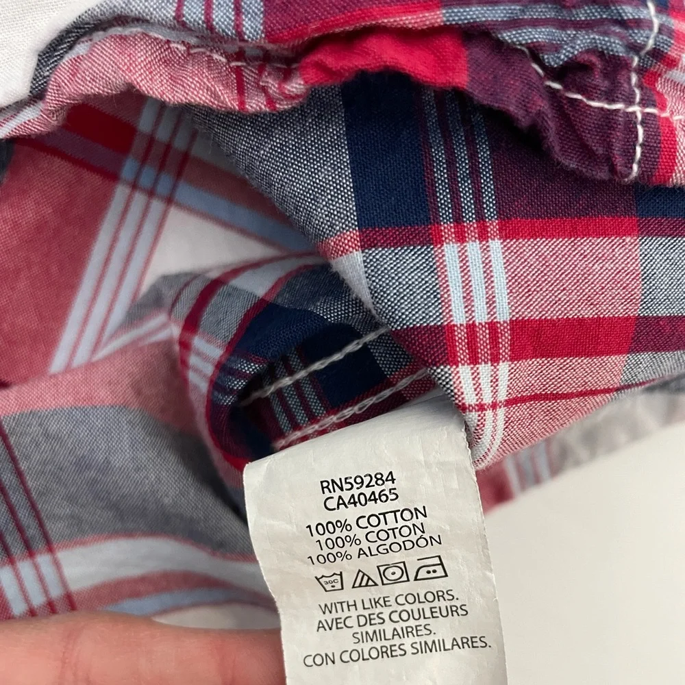 The Children’s Place Plaid poplin shirt